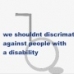 Human Rights Don't Discriminate