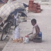 7yrs boy opareting street shop