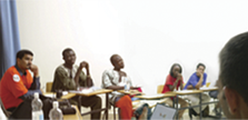 Photo of an Open Forum in progress